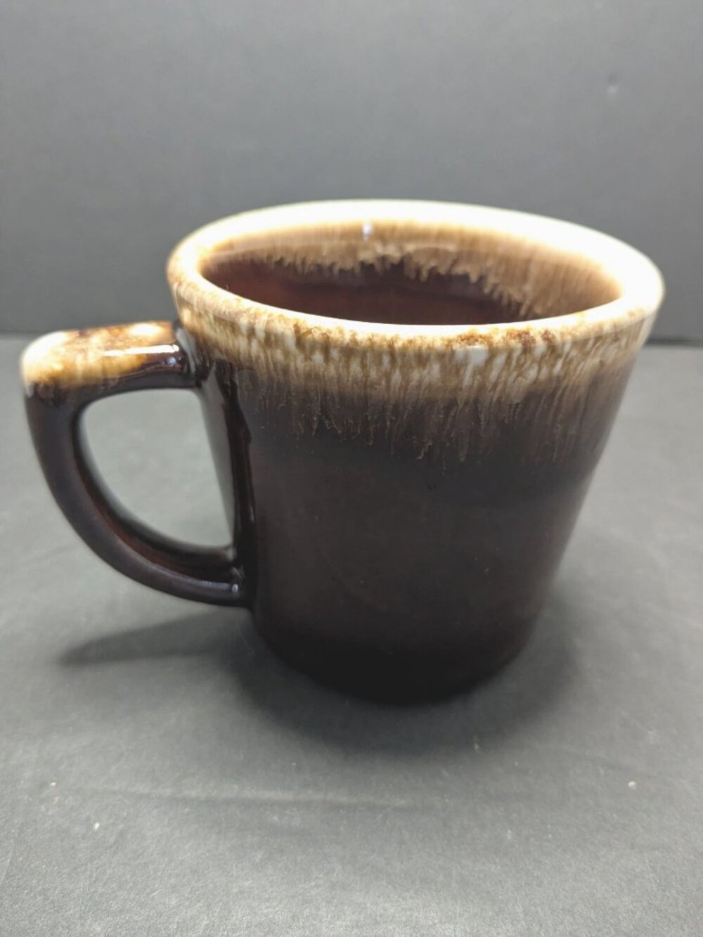 Vintage McCoy Pottery Mug Cup Brown Drip Glaze Coffee Tea USA 8 Oz. Replacement